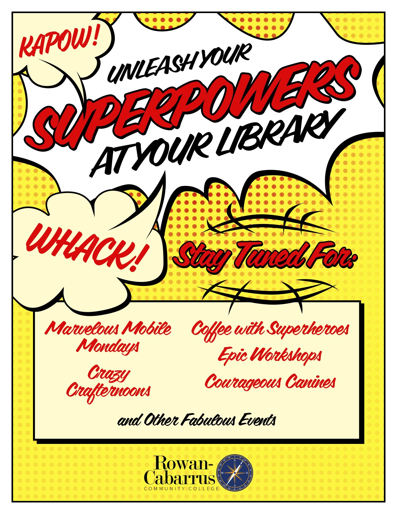 Superpowers at your library infographic